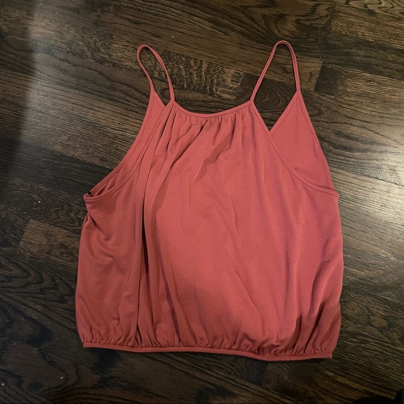 urban outfitters red cinched tank top - Picture 3 of 3